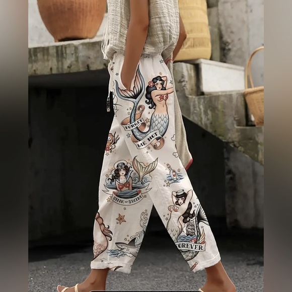 Sailor Lounge Comfy Flash Tattoo Pants - Picture 1 of 10